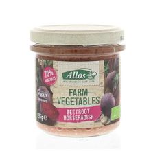 Foto van Allos Farm vegetables rode biet & mierikswortel