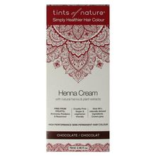 Foto van Tints Of Nature Henna cream chocolate semi permanent