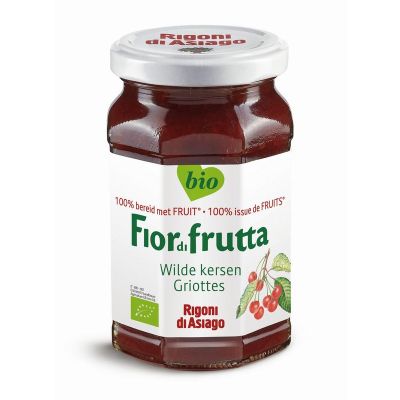 Fiordifrutta Zure kersenjam 250 gram - Beleg