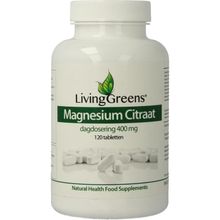 Foto van Livinggreens Magnesium citraat 400 mg