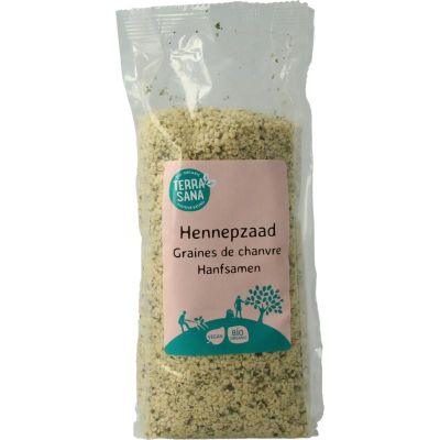 Terrasana RAW Hennepzaad gepeld Terrasana RAW Hennepzaad gepeld 500 gram - Pitten en zaden