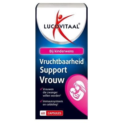 Lucovitaal Vruchtbaarheid support vrouw 60 capsules - Overig vitaminen/mineralen