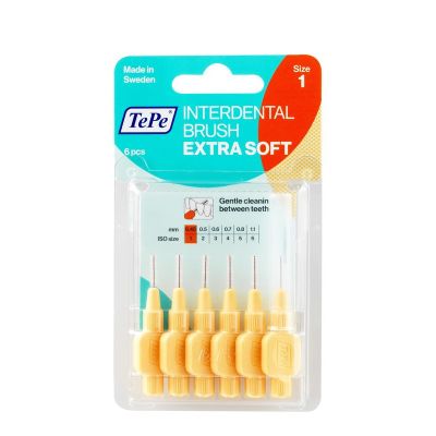 Tepe Interdentale rager extra soft 0.45 mm licht oranje