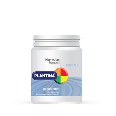 Plantina Magnesium met taurine Plantina Magnesium met taurine 90 tabletten - Mineralen enkel