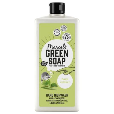 Marcel'S GR Soap Afwasmiddel basilicum & vertivert gras Marcel'S GR Soap Afwasmiddel basilicum & vertivert gras 500 Milliliter - Afwasmiddel