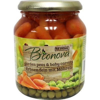 Bionova Doperwten met wortel