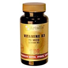 Foto van Artelle Vitamine D3 75 mcg