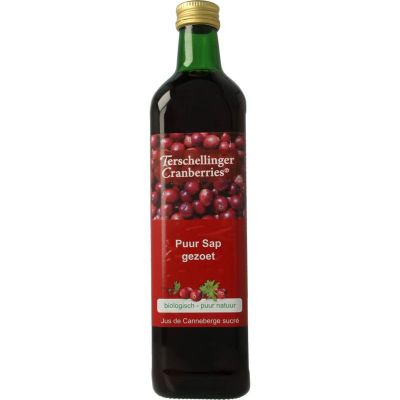 Terschellinger Cranberrysap gezoet bio Terschellinger Cranberrysap gezoet bio 750 Milliliter - Dranken