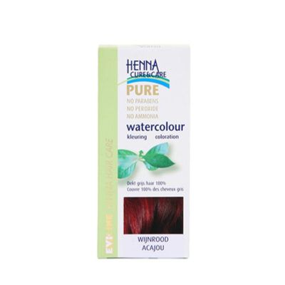 Henna Cure & Care Watercolour wijnrood