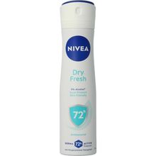 Foto van Nivea Deodorant spray fresh anti transpirant