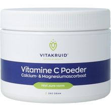 Foto van Vitakruid Vitamine C poeder calcium- & magnesiumascorbaat