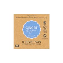 Foto van Ginger Organic Maandverband nacht met vleugels