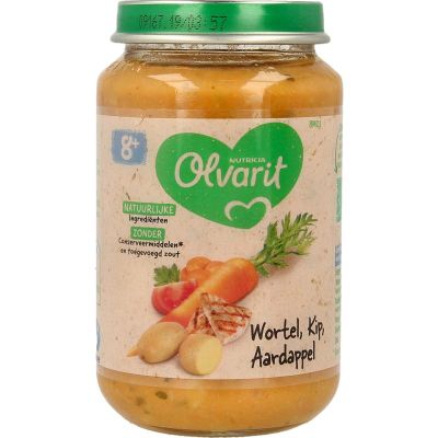 Olvarit Wortel kip aardappel 8M01