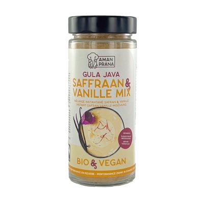 Amanprana Gula java saffraan & vanille bio 230 gram - Dranken