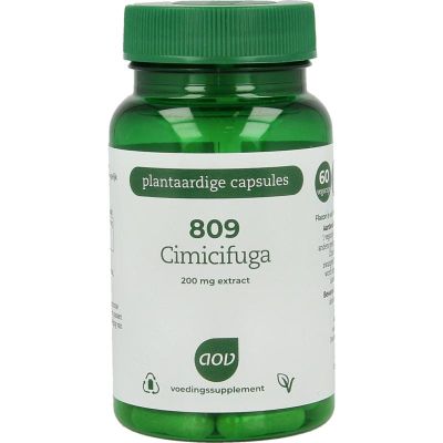 AOV 809 Cimicifuga extract 60 Vegetarische capsules - Overige vitaminen/mineralen