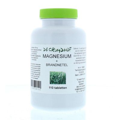 Cruydhof Magnesium & brandnetel & heermoes Cruydhof Magnesium & brandnetel & heermoes 110 tabletten - Overige vitaminen/mineralen