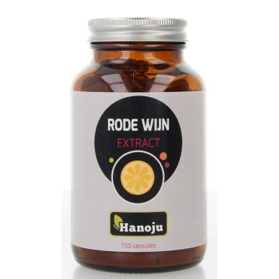 Hanoju Rode wijn extract 250 mg