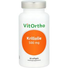 Foto van Vitortho Krillolie 500 mg