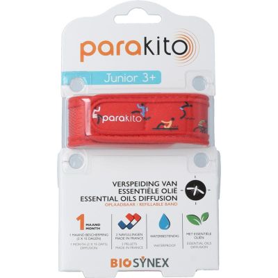 Parakito Anti mug armband junior sport 1 stuks - Insectenbeten