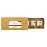 Yours Naturally Giftset 3 votive geurkaarsen witte jasmijn