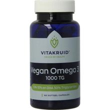 Foto van Vitakruid Omega 3 1000 tg vegan