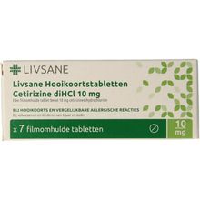 Foto van Livsane Hooikoorts cetirizine 10mg