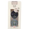 Afbeelding van Bibs Fopspeen maat 2 - deep space/petrol 2pack
