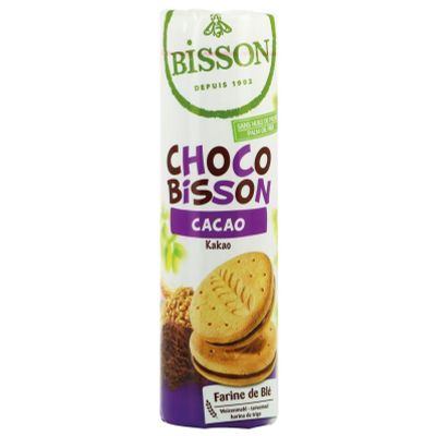 Choco Bisson cacao tarwekoekjes bio Choco Bisson cacao tarwekoekjes bio 300 gram - Koek