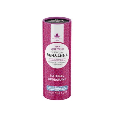 Ben & Anna Deodorant pink grapefruit papertube Ben & Anna Deodorant pink grapefruit papertube 40 gram - Deodorant