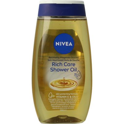 Nivea Natural douche olie verzorgend 200 Milliliter - Bad/douche