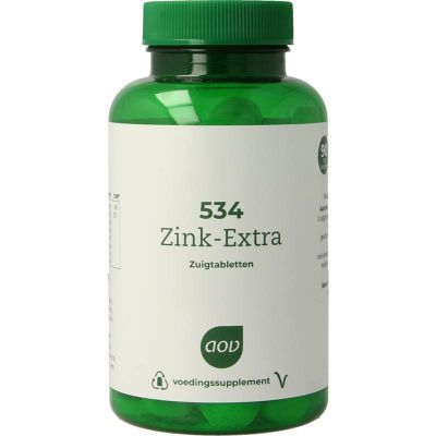 AOV 534 Zink extra 90 zuigtabletten - Vitamine enkel