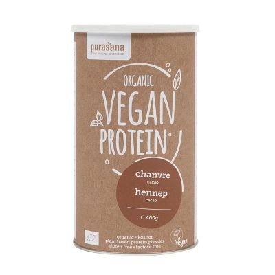 Purasana Vegan proteine hemp 50% cacao bio