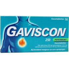 Foto van Gaviscon Pepermunt 250