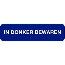 Foto van Strooketiket in donker bewaren 44 x 11 mm