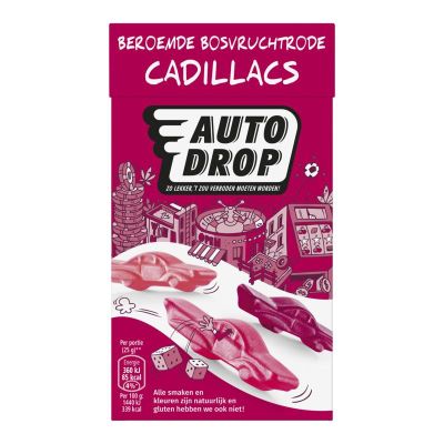 Autodrop Mixdoos rode cadillac 280 gram - Snoep en chocola