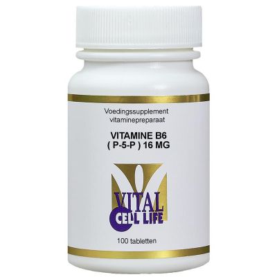 Foto van Vital Cell Life Vitamine b6 p-5-p 16mg