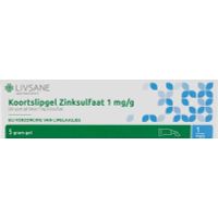 Livsane Koortslipgel zinksulfaat 1 mg/g