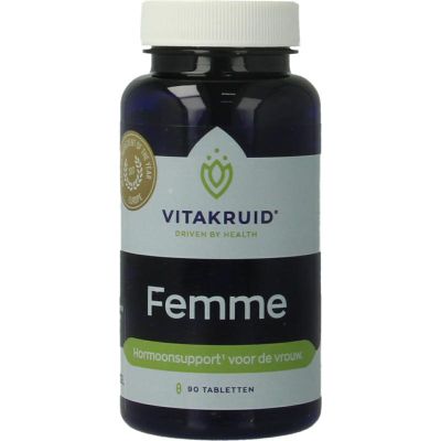 Vitakruid Femme hormoonsupport vrouw 90 tabletten - Overige vitaminen/mineralen