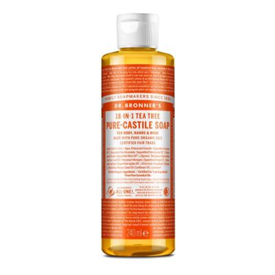 Foto van DR Bronners Liquid soap tea tree