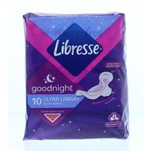 Foto van Libresse Ultra thin goodnight wings