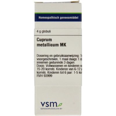 VSM Cuprum metallicum MK
