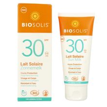 Foto van Biosolis Sun milk SPF 30 face and body