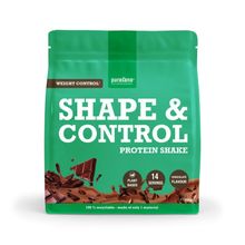 Purasana Shape & control plant protein chocolade Foto van Purasana Shape & control plant protein chocolade