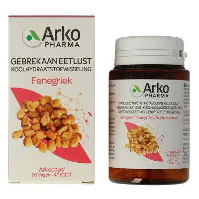 Arkocaps Fenegriek capsules 40 capsules - Fytotherapie