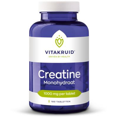 Vitakruid Creatine monohydraat 1000mg 180 tabletten - Algemeen
