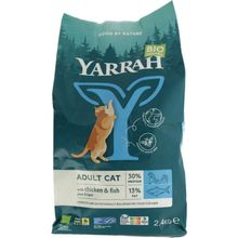Foto van Yarrah Adult kattenvoer met vis bio MSC