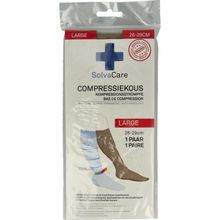 Foto van Solvacare Compressiekous beige L 26 - 29 cm