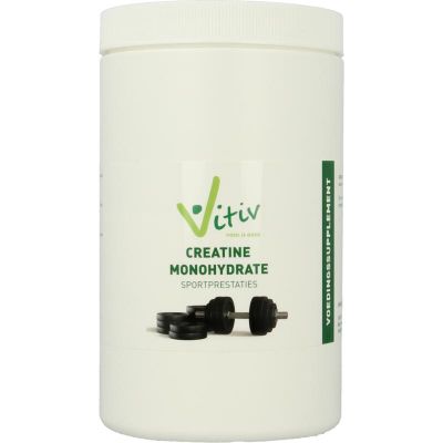 Vitiv Creatine monohydrate 99,9 % Vitiv Creatine monohydrate 99,9 % 500 gram - Overige vitaminen/mineralen