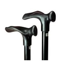 Foto van Able 2 Wandelstok comfort opvouw zwart rechts