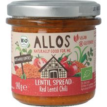 Foto van Allos Linzenspread rode chili
